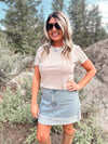 Tanner Tee in Stone