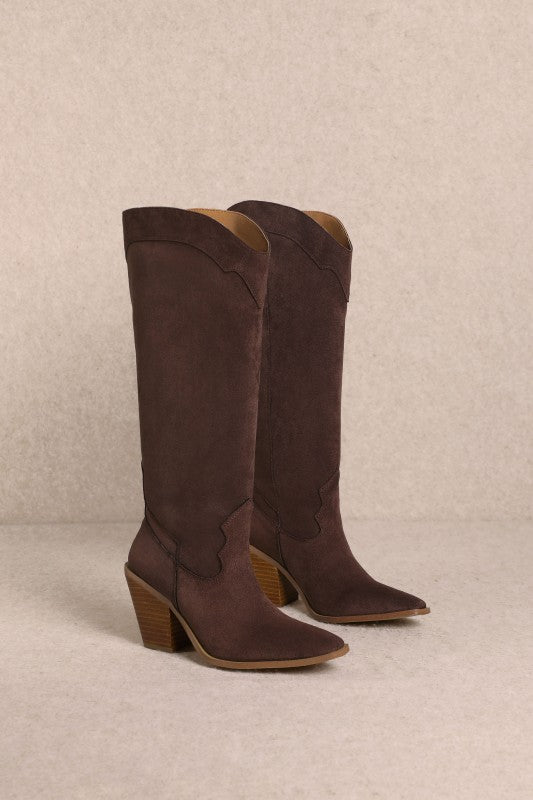 Classy Boot- Dark Brown