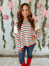 Bobby Sweater in Christmas Stripe