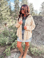 Honey Plaid Button Down - Butter