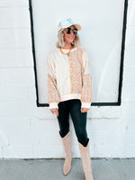 Kenzi Pullover in Tan Daisy