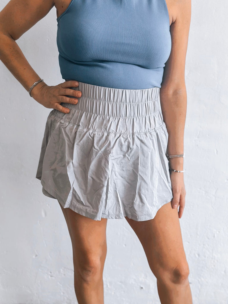 Way Home Skort - Sheer Mauve
