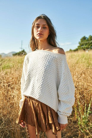 Ivory Fields Sweater