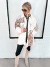 Kalena Jacket in Cream & Pink