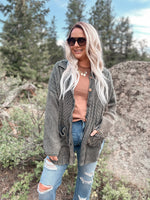 Jaymes Sweater Cardigan - Dusty Olive
