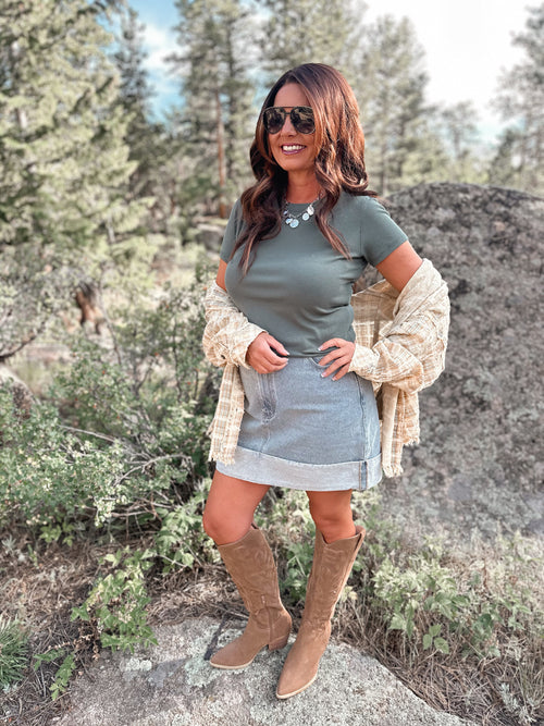 Tanner Tee in Green