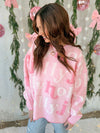Holly Jolly Sweater in Candy Pink