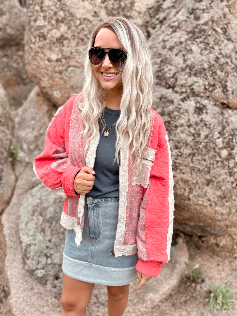 Jackson Jacket in Coral