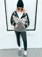 Fitch Jacket in Black Flower