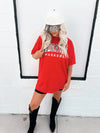 Nebraska Huskers Camo Tee in Red
