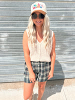 Free People Sunday Afternoon Boxer - Green Combo