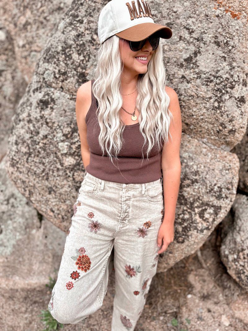 Cass Embroidered Pants