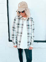 Adelaide Plaid - Charocal & Cream