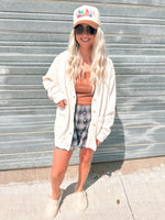 Free People Sunday Afternoon Boxer - Blue Combo