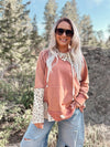 Bree Sweatshirt in Terracotta