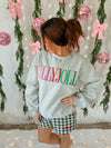 Holly Jolly Embroidered Sweatshirt
