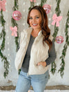 Issey Vest in Cream