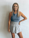 Way Home Skort - Sheer Mauve
