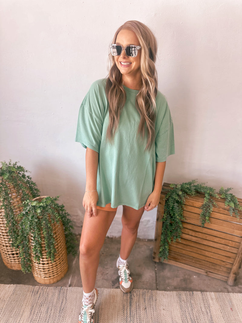 Teagan Tee in Deep Green