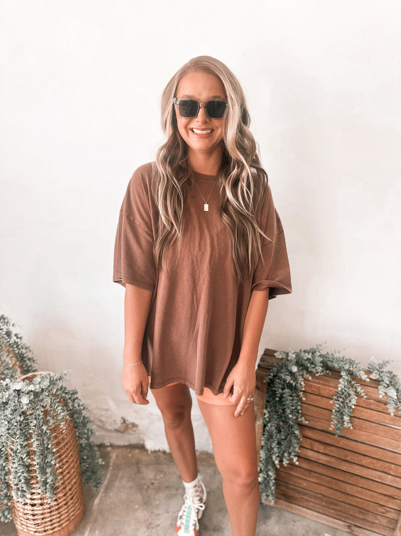 Teagan Tee in Chesnut