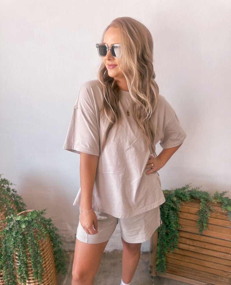Keisha Set in Light Taupe