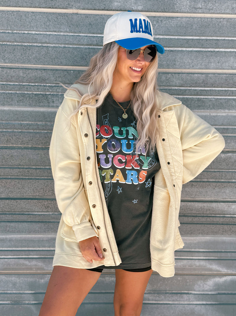 Free People Alexa Sweatshirt- Flan