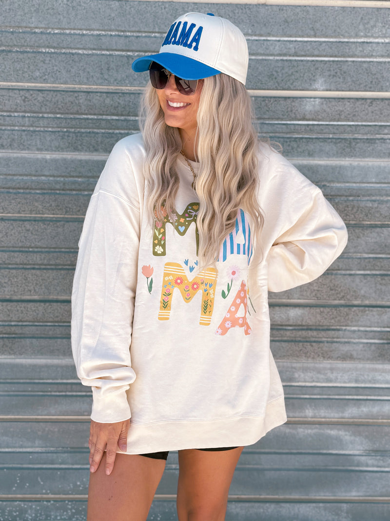 Floral Mama Sweatshirt