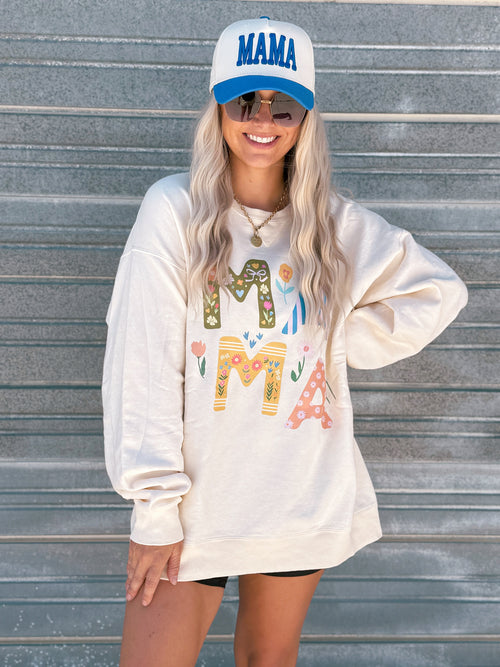 Floral Mama Sweatshirt