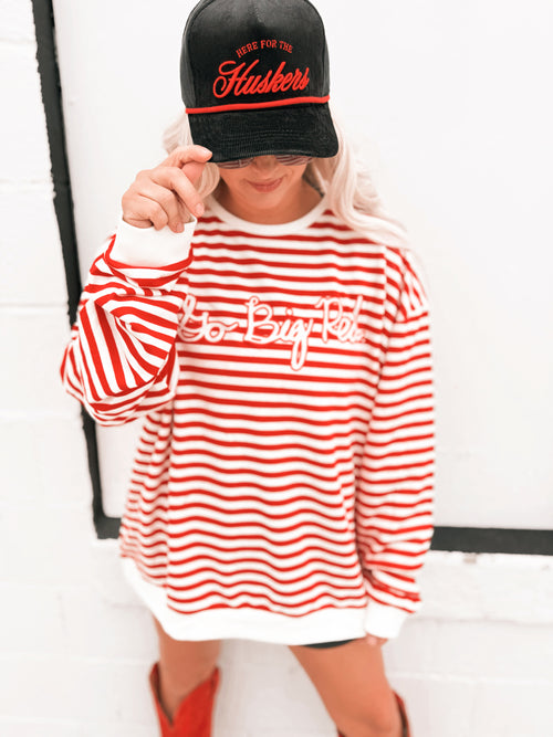 Nebraska Suzuki Script Vintage Corduroy Hats