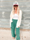 Kaycee Sweatpants in Dark Green