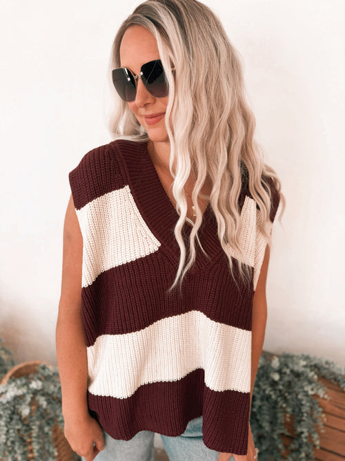 Karlie V-Neck Sweater Vest