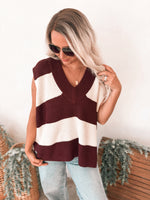 Karlie V-Neck Sweater Vest
