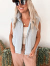 Brina Vest in Light Denim