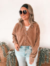Billy Cardigan Sweater in Chestnut