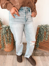 Vervet Victoria High Rise Cropped Straight