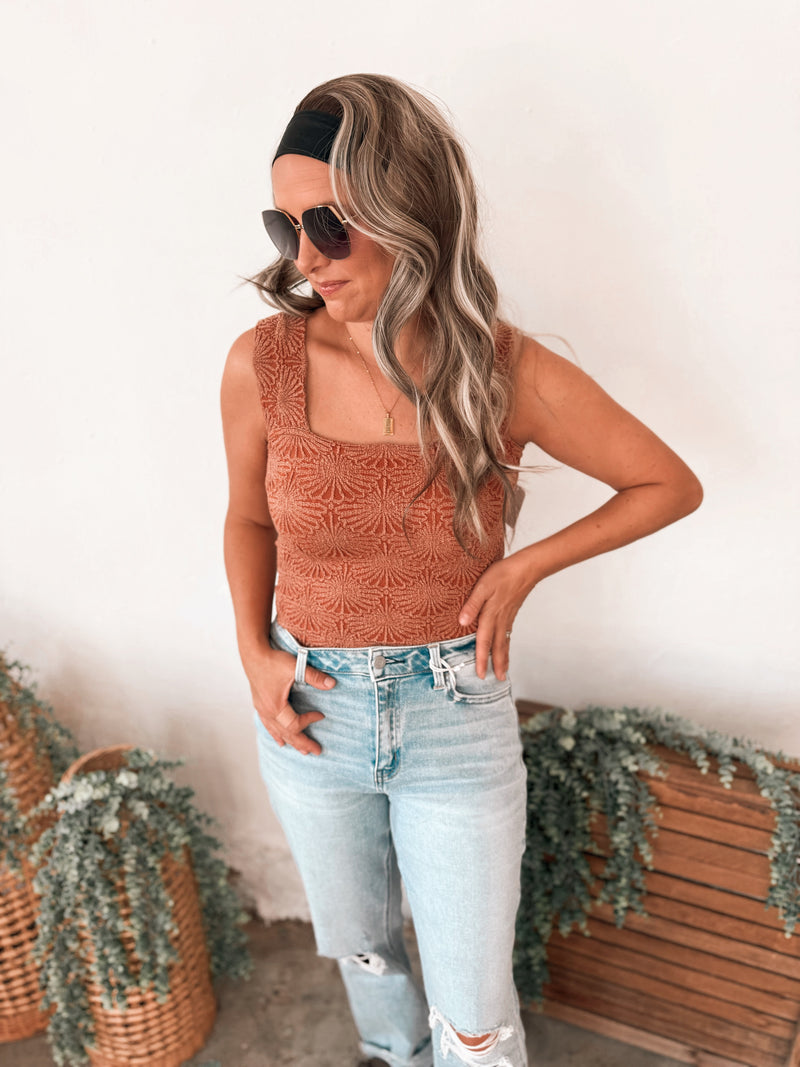 Free People Love Letter Cami- Cinnamon Stick