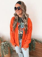 Phillip Cardigan in Orange