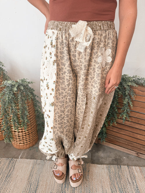Julianna Patchwork Pants