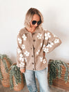 Mira Cardigan in Mocha Floral