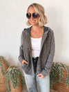 Tina Quilted Jacket in Charcoal