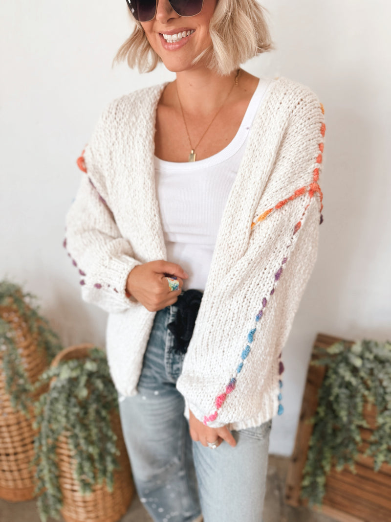 Candy Cardigan in Ivory