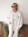 Tribe Kelley Dean's List Cardigan in No.2 Grey