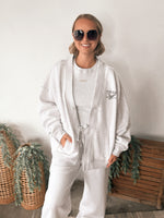 Tribe Kelley Dean's List Cardigan in No.2 Grey