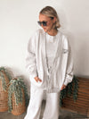 Tribe Kelley Dean's List Cardigan in No.2 Grey