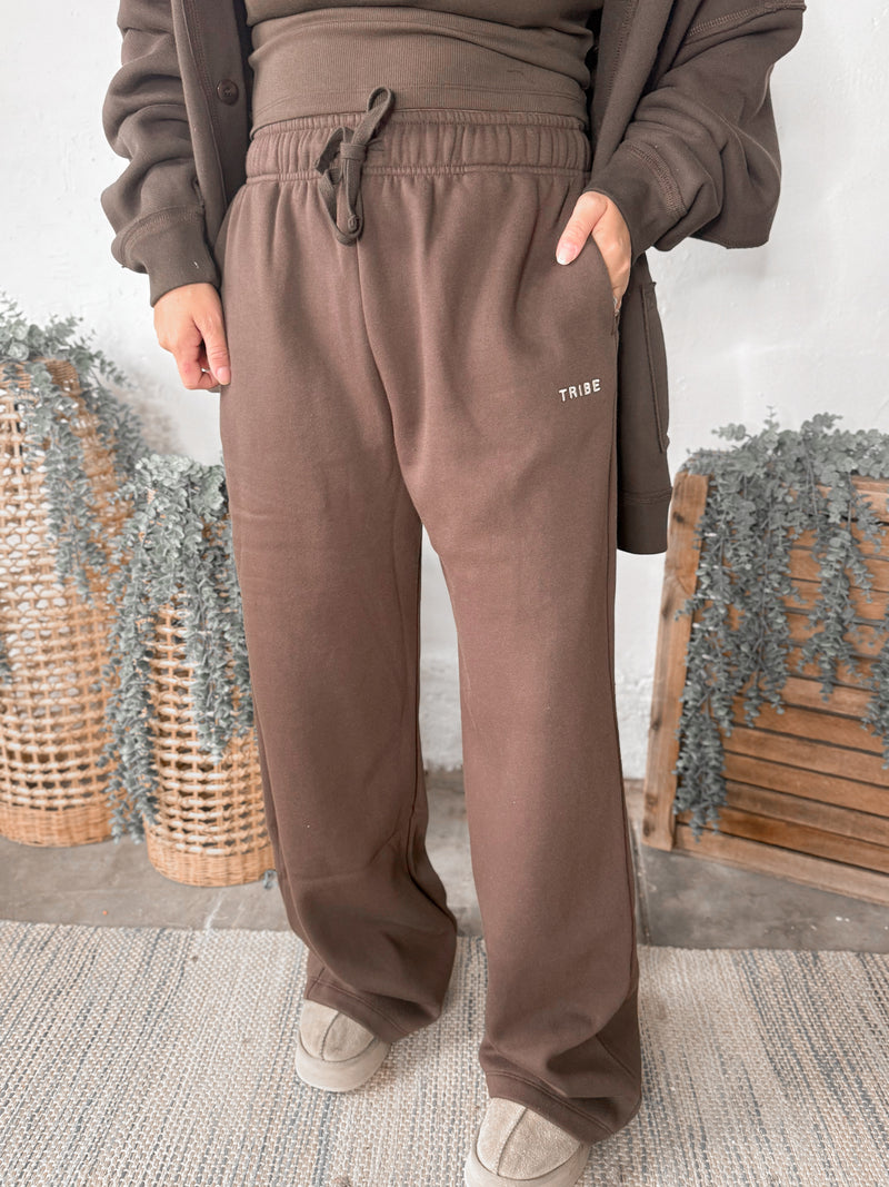 Tribe Kelley Butter Wide Leg in Oxford Brown