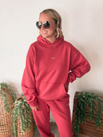 Tribe Kelley Butter Hoodie in Red Line