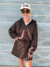 Breck Quilted Skort in Espresso