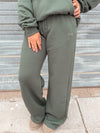 Tribe Kelley Butter Wide Leg in Pine Green