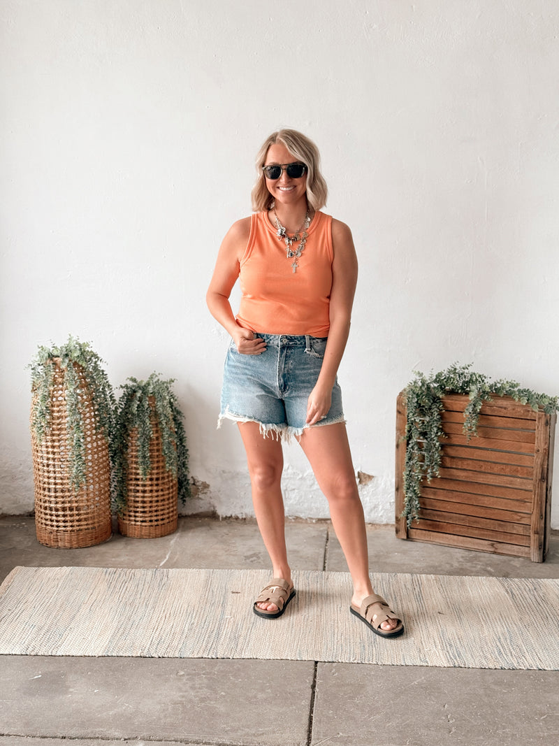 Evie Tank in Orange