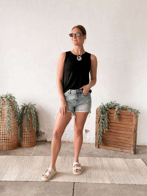 Mary Tank in Black